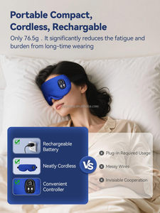 Nước nóng mắt ngủ mặt nạ cho đôi mắt khô, lụa ngủ mặt nạ với 4 nhiệt & hẹn giờ cài đặt, không dây USB có thể sạc lại mắt ấm hơn Pad - Product Image 3