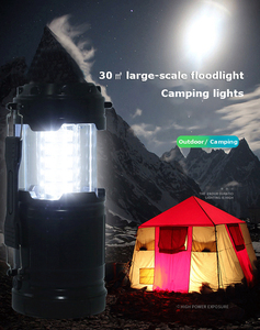Collapsible <b>LED</b> Telescopic Light Emergency Lamp <b>Camping</b> <b>Lantern</b> with 3AA Battery - Product Image 4