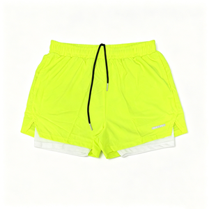 Shorts de course taille haute pour hommes, séchage rapide, respirants, athlétiques, avec bande réfléchissante pour marathon, course nocturne, entraînement, jogging - Product Image 1