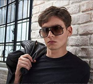 Gafas de Sol de Diseñador con Logotipo Personalizado, Gafas de Sol de Moda para Hombre, Tamaño Grande, Venta Caliente - Product Image 2