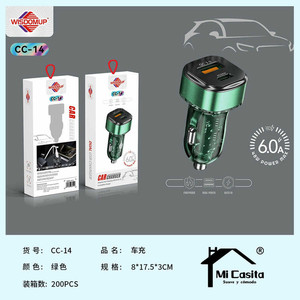 Caricabatterie per auto 18W 30W DC12-24V, - Product Image 1