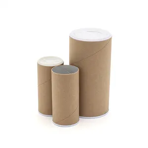 Biến mất in tông Shaker ống tròn gia vị giấy bao bì cho muối tắm cho ngành công nghiệp thực phẩm sử dụng