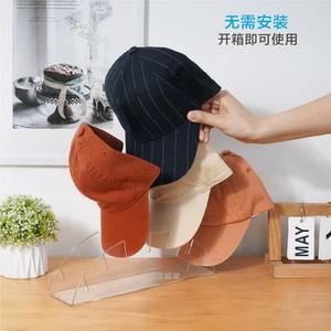 Acrylic Baseball Cap Holder Transparent Storage <b>Rack</b> For Closet Wardrobe Organization Modern Design Light <b>Weight</b> - Product Image 2