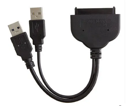 Câble USB 2.0/3.0 vers SATA, 16 broches, adaptateur convertisseur pour disque dur et Ssd, haute qualité