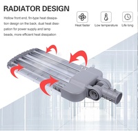 Lampadaire LED extérieur étanche IP66 en aluminium et PC, haute puissance, 100, 150, 200, 250, 300 Watts, à prix avantageux