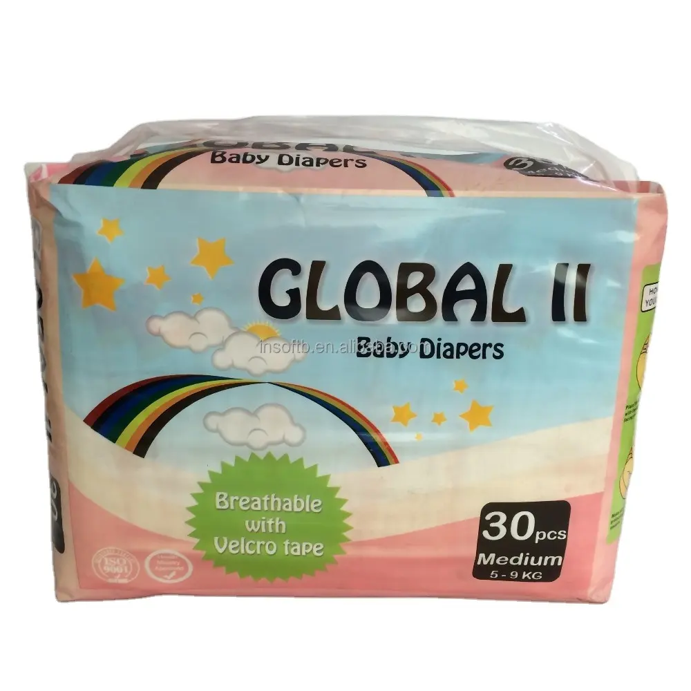 Global premium quality magic tape baby nappy