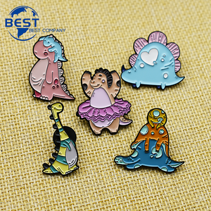 Fabricant d'usine personnalisé changement de couleur moulé sous pression en métal doux revers émail broche Brouch broches Badges pour vêtements - Product Image 6