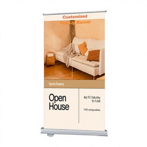 Expositor Publicitario Personalizado con Impresión UV, Soporte para Pancartas, para Eventos, Promoción y Marketing Comercial - Product Image 4