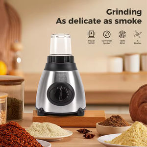 Vente flash : Blender et moulin 2 en 1 avec pot en verre, 5 vitesses pour smoothies et jus, blender électrique pour la cuisine à domicile - Product Image 3
