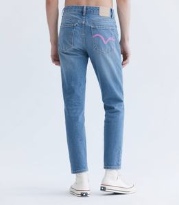 OEM Pantalon en denim élastique et extensible <span class=keywords><strong>de</strong></span> haute qualité personnalisé à la mode Jeans déchirés coupe skinny pour hommes Écussons roses Hip Hop solide - Product Image 3