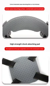 หมวกนิรภัยสำหรับผู้ชาย มาตรฐานแห่งชาติ <span class=keywords><strong>ABS</strong></span> หนาพิเศษ สำหรับงานไฟฟ้า ก่อสร้าง ป้องกันอันตราย หมวกนิรภัยทางวิศวกรรม - Product Image 6