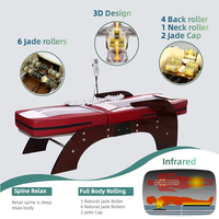 Nouvelles tendances Pop Relax Salon meubles chiropratique Jade rouleau masseur électrique thermique colonne vertébrale maître infrarouge Massage lit Table