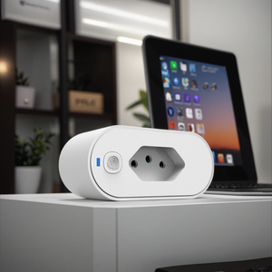 Sixwgh tuya Ổ cắm thông minh cắm với NFC IP44 Hợp kim nhôm 16A hẹn giờ Smartlife ứng dụng điều khiển Google nhà Alexa chúng tôi - Product Image 6