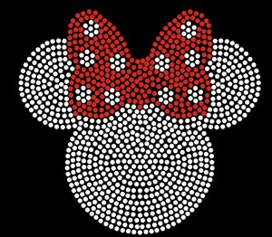 2023 Custom Cute Bow Design Hotfix Rhinestones Crystal Rhinestone Heat Transfer Stickers for Hoodie <strong>T</strong> <strong>Shirts</strong> - Product Image 1