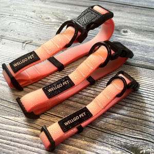 Correa de poliéster con estampado personalizado, correa de perro recubierta de PVC y <span class=keywords><strong>TPU</strong></span>, resistente al agua, ajustable - Product Image 3