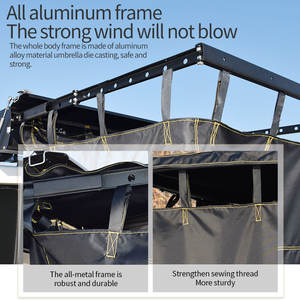 Tente <span class=keywords><strong>de</strong></span> douche latérale pour voiture, auvent <span class=keywords><strong>de</strong></span> <span class=keywords><strong>salle</strong></span> <span class=keywords><strong>de</strong></span> <span class=keywords><strong>bain</strong></span> extérieur, tente <span class=keywords><strong>de</strong></span> douche en aluminium rigide, équipement <span class=keywords><strong>de</strong></span> <span class=keywords><strong>camping</strong></span> - Product Image 2