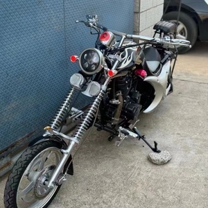 Motocyclette Wolverine Retro 200CC à deux cylindres d'occasion, élégante, de type locomotive, Motos à essence, Sportbikes populaires, Streebike - Product Image 2