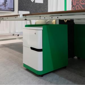 High Quality Modern Metal File Cabinet with Two <strong>Drawers</strong> Adjustable Office Storage for Hospital School Workshop Use - Product Image 1