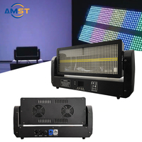 Lampu sorot Led, pencahayaan panggung latar belakang efek bagus RGB + W strobo Led bergerak untuk pesta disko pernikahan