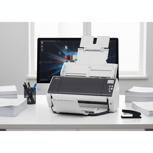 <span class=keywords><strong>Scanner</strong></span> de documents et de billets A3 à double face entièrement automatique couleur haute résolution Fi-7480 d'occasion avec USB 3.0 - Product Image 4