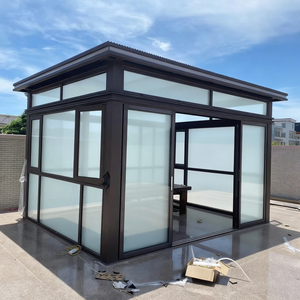 Kits de véranda en aluminium sur mesure pour l'extérieur, structures en verre de <span class=keywords><strong>solarium</strong></span> avec véranda 4 saisons - Product Image 3