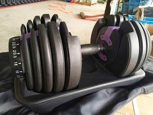 Adjustable Dumbbell Set Weight <b>Plates</b> 40kg 24kg Durable Iron Construction CE Certified Waterproof Arm Exercise Multi-Gym Fitness - Product Image 5