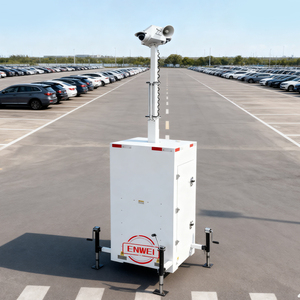 Tour de surveillance CCTV mobile Unité de sécurité solaire pour la sécurité des parkings - Product Image 4
