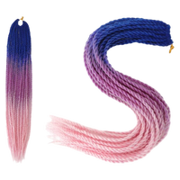 Miareo - Extensions de cheveux en fibre synthétique tressée jumbo, texture douce et légère, avec emballage personnalisé et logo, vente chaude