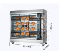Prix de gros Machine à rôtir commerciale automatique verticale en acier inoxydable pour rôtissoire de poulet à vendre