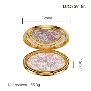 Alta Qualidade Preço de Fábrica Cor Misturada Controle de Óleo e Corretivo Borrar 2 em 1 Imprensa Powder Setting Powder para Maquiagem Base - Product Image 6