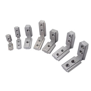 Feng Xin Stainless Steel Corner Groove Connector 2020 3030 4040 4545 Aluminum Profile Accessory L-Shaped Right Angle Fitting - Product Image 1