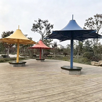 Carpas de Toldo Modernas de PVDF con Diseño Personalizado de Fábrica para Juegos Infantiles al Aire Libre, Arquitectura Paisajística, Estructura de Membrana Tensada