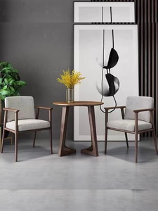 Sedia da pranzo nordica semplice in legno massello sedia <span class=keywords><strong>presidenziale</strong></span> <span class=keywords><strong>poltrona</strong></span> sedia da <span class=keywords><strong>ufficio</strong></span> con schienale in stile cinese domestico - Product Image 2