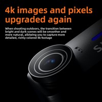 Caméra Sportive Anti-tremblement 4K Haute Définition pour Moto, Enregistreur de Vision Intégrale, Étanche, Prise de Vue Rapide, Idéale pour Vlog - Nouveauté Promotionnelle