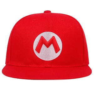 Casquette de <span class=keywords><strong>baseball</strong></span> <span class=keywords><strong>Mario</strong></span> tendance d'été style hip-hop, décontractée, brodée de lettres de dessin animé, pare-soleil pour la randonnée et la protection solaire - Product Image 4