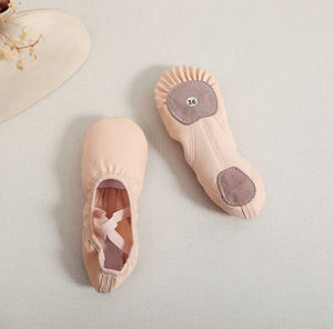 Zapatos de <span class=keywords><strong>Ballet</strong></span> de moda para mujer, zapatos elásticos de lona para niñas, zapatos de baile de <span class=keywords><strong>Ballet</strong></span> de suela blanda, zapatos planos de <span class=keywords><strong>Ballet</strong></span> con garra de gato para Yoga profesional - Product Image 6