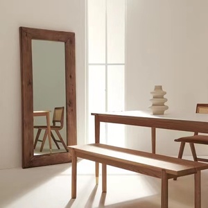 Gương Tái Chế Thông Phòng Khách Khung Gỗ Kính Cao DANDOU Đồ Nội Thất Gỗ Tự Nhiên Màu Gỗ Rắn Chấp Nhận 10 Miếng - Product Image 6