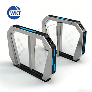 Système de contrôle d'accès par carte RFID avec design de dessin animé, porte tourniquet optique pivotante, trépied, barrière à clapet QR pour salle de sport - Product Image 3