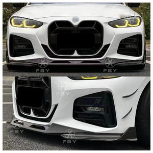 Alta qualità SQ stile carbonio labbro anteriore del paraurti anteriore per <span class=keywords><strong>BMW</strong></span> G22 <span class=keywords><strong>4</strong></span> <span class=keywords><strong>serie</strong></span> G23 coupé 2021 + Kit carrozzeria in fibra di Carbor auto - Product Image 4