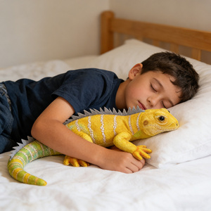 Peluche Drago Barbuto Realistico di Nuova Generazione, Morbido Giocattolo di Simulazione di Lucertola Selvatica, Alta Qualità, Vendita Calda - Product Image 2