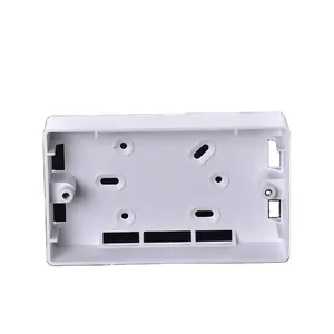 2 gang electrical pvc plastic outlet back box