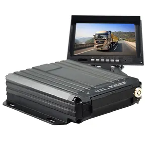 ODM/OEM 4ch 720p1080p ahd hd IPC caméra 4g voiture mobile système dvr double carte sd mdvr