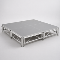 Plataforma de Escenario de Aleación de Aluminio, Personalizable de Fábrica, Impermeable para Exteriores, Estructura de Escenario Móvil para Conciertos