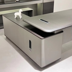 Hiện đại đơn giản CEO bàn với sơn nướng bàn văn phòng hiện đại bàn điều hành hiện đại đơn giản đồ nội thất văn phòng sang trọng - Product Image 3