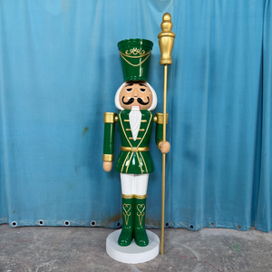 Estatua <span class=keywords><strong>de</strong></span> <span class=keywords><strong>Cascanueces</strong></span> <span class=keywords><strong>de</strong></span> Fibra <span class=keywords><strong>de</strong></span> Vidrio Blanca a Tamaño Real, Modelo Ecológico Pintado a Mano, Personaje <span class=keywords><strong>de</strong></span> TV y Cine - Product Image 5