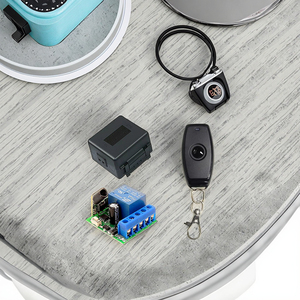 433Mhz 1CH RF điều khiển từ xa Transmitter DC 12V 10A không dây Relay Receiver Kit Học Tập mã 50m phạm vi 4-Nút có thể sạc lại - Product Image 6