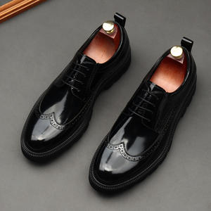 Zapatos de oficina para hombre de cuero genuino de alta calidad, estilo moderno y a la moda, para ocasiones formales. - Product Image 5