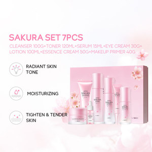 Ensemble de soins de la peau LAIKOU à la fleur de cerisier naturelle, hydratant et éclaircissant, 7 pièces, crème éclaircissante, produits Laikou Japan Sakura - Product Image 6