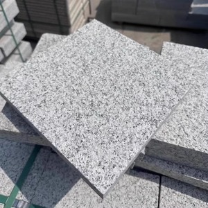 <span class=keywords><strong>Pavé</strong></span> de dalle de feu en granit naturel poli en gris sésame blanc noir-pierre de trottoir carrée suspendue sèche - Product Image 2
