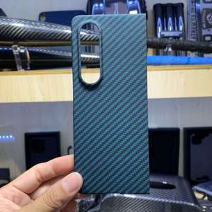 Funda Original de fibra de carbono para <span class=keywords><strong>Samsung</strong></span> <span class=keywords><strong>Galaxy</strong></span> <span class=keywords><strong>Z</strong></span>, funda plegable 4, protección completa - Product Image 2
